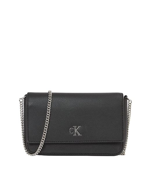 Borsa-portafoglio tracolla nera Calvin Klein Jeans | LV04K1027GUB1